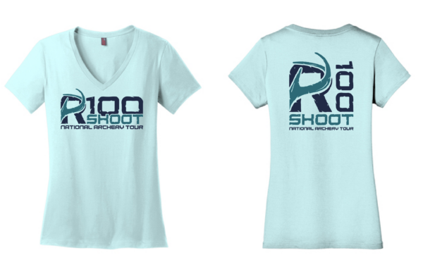 Blue Women's R100 Shoot National Archery Tour T Shirt
