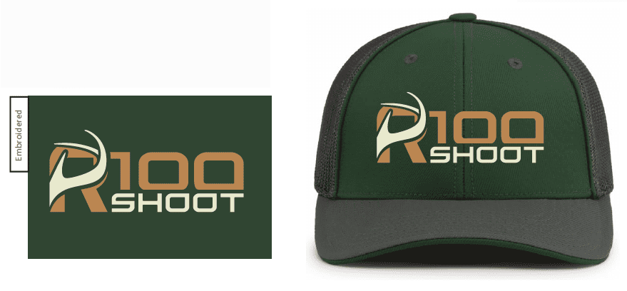 Fitted Hat Flexfit Dark Green & Graphite